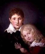 unknow artist Portrait of Paul and Alfred de Musset china oil painting artist